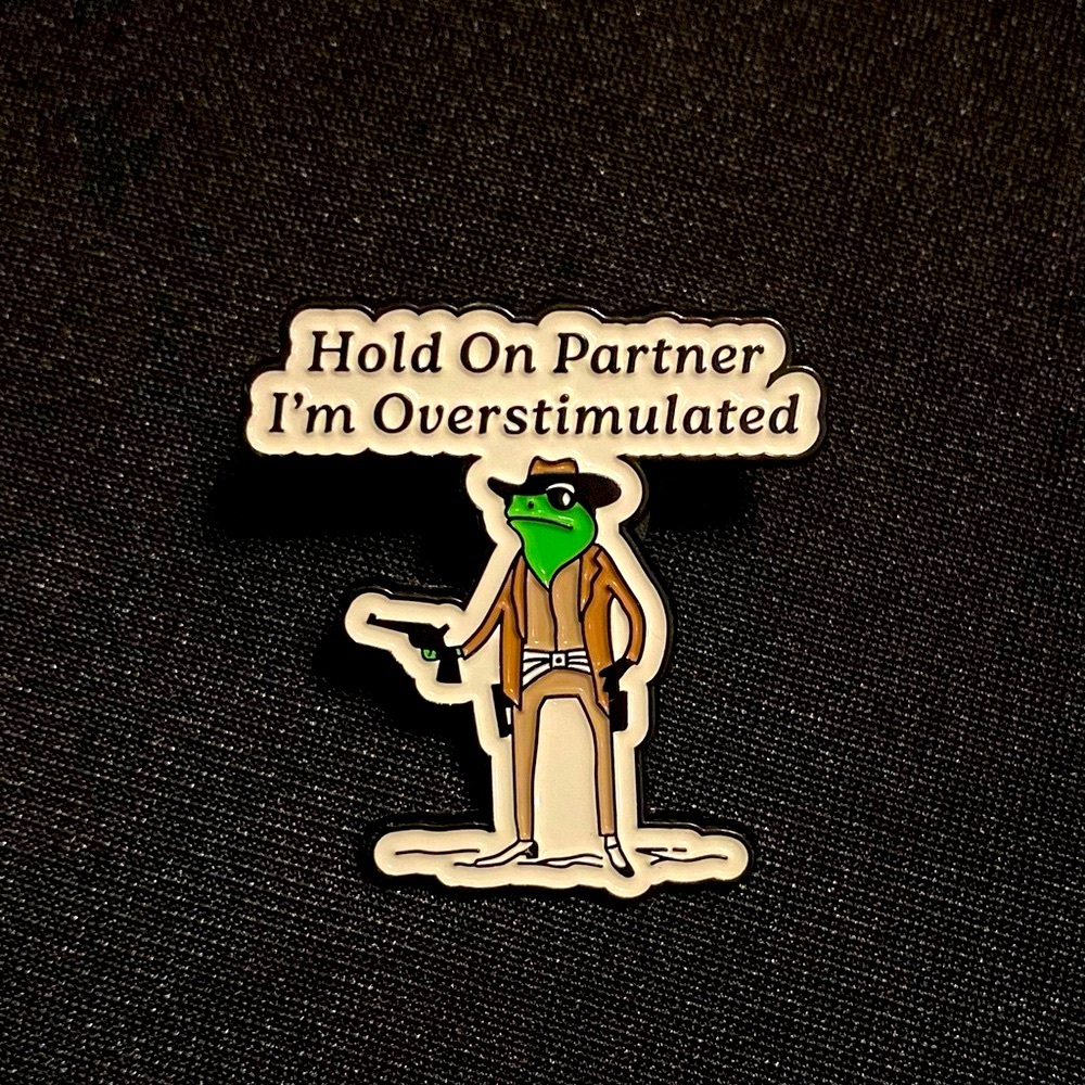 Use Humor to Get What You Need—Some Quiet & Space | Magnet or Enamel Pin